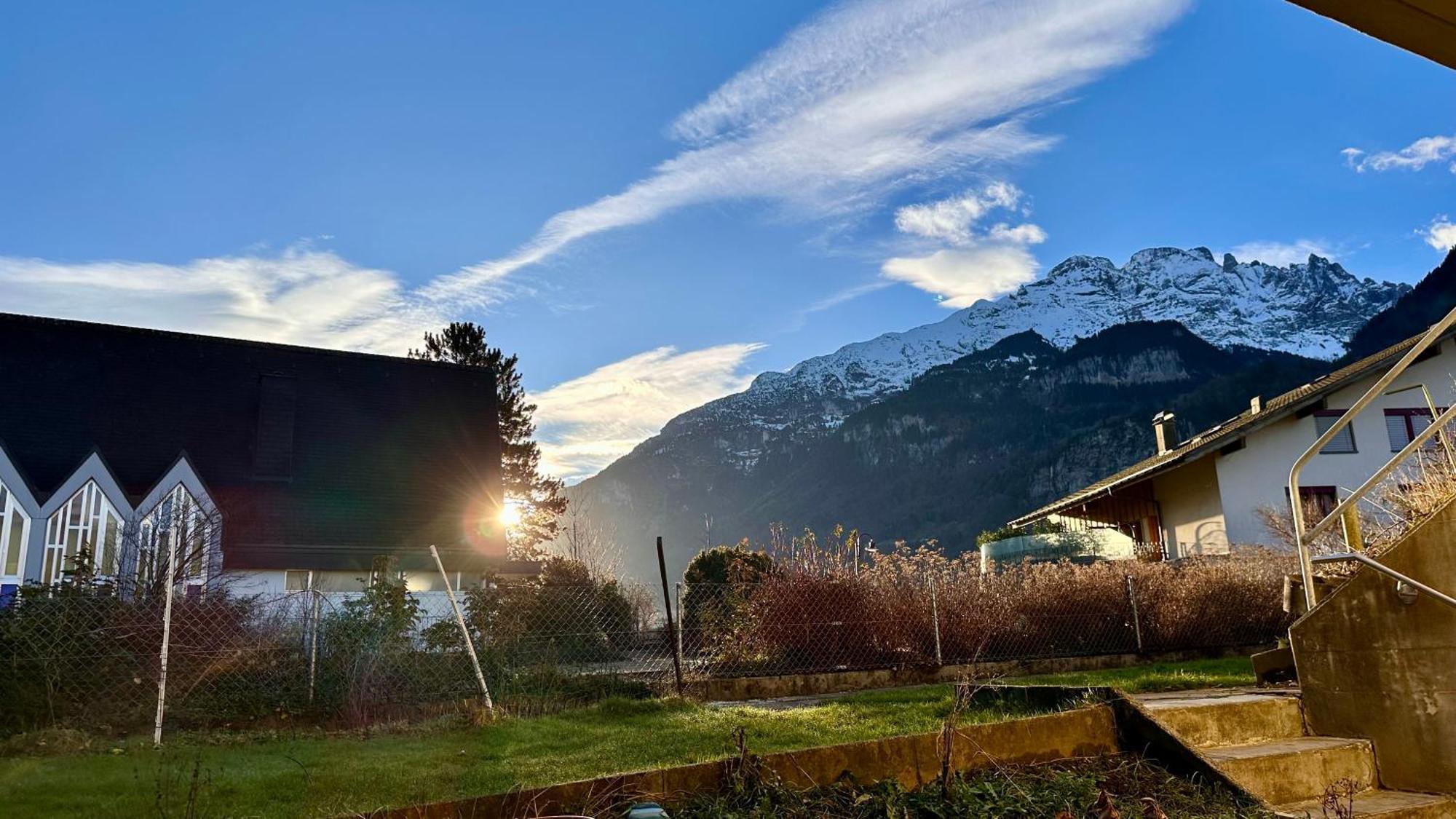 Unique Retreat With Sauna And Scenic View Meiringen Esterno foto